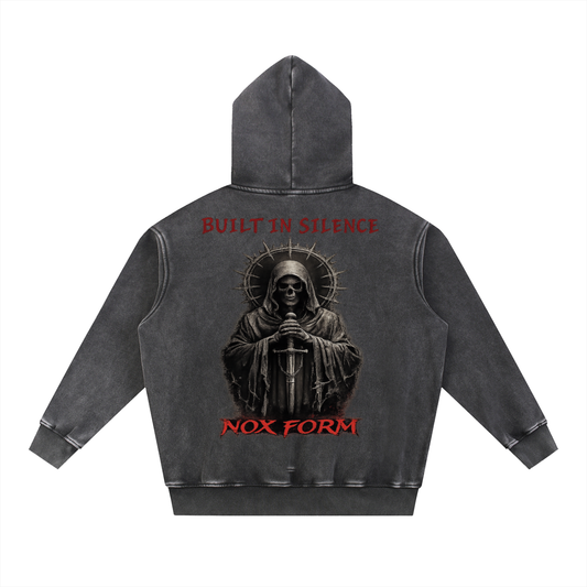 NOX FORM Snow Wash Oversized Hoodie