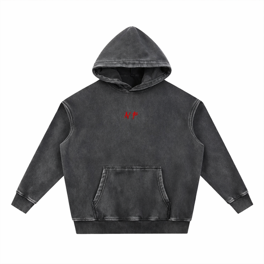NOX FORM Snow Wash Oversized Hoodie